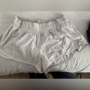 lululemon athletica Light Gray Athletic Shorts